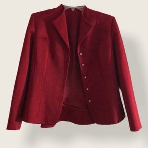 Shani red blazer
